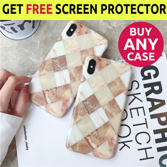 GoByte Accessories - ⚠️Clearance iPhone XS Max Granite Marble Case